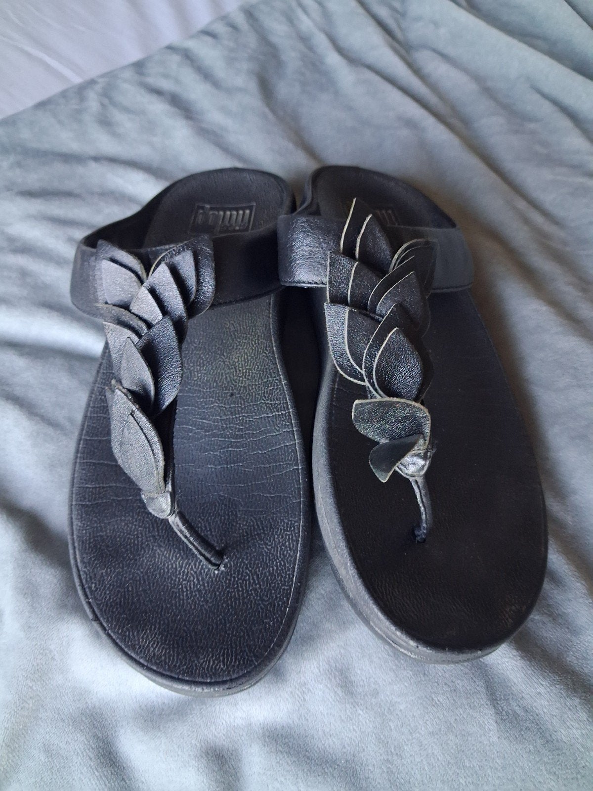 fitflop slippers zwart 42, Fitflop, Verzenden, Gedragen, Zwart