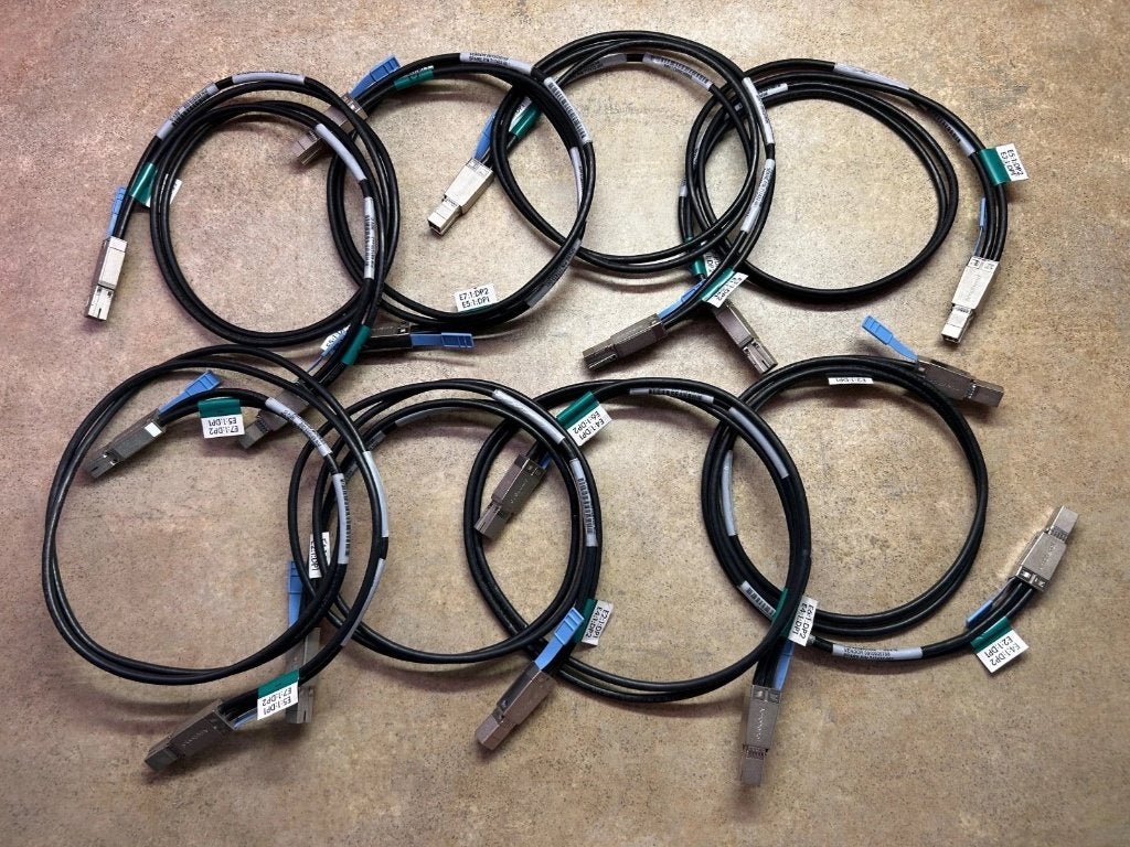 HP Mini SAS HD > Mini SAS HD Cable 1m 691970-002 717432-001, Ophalen of Verzenden, Zo goed als nieuw