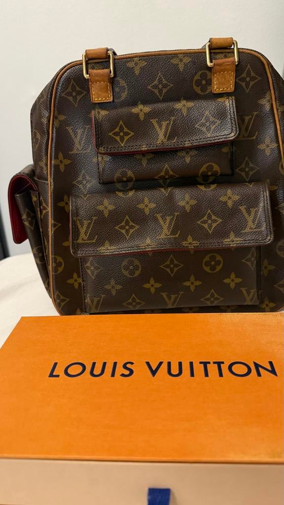 Louis Vuitton Monogram Excentri-Cite Tas - Vintage Stijl, Ophalen of Verzenden, Gebruikt, Bruin, Handtas