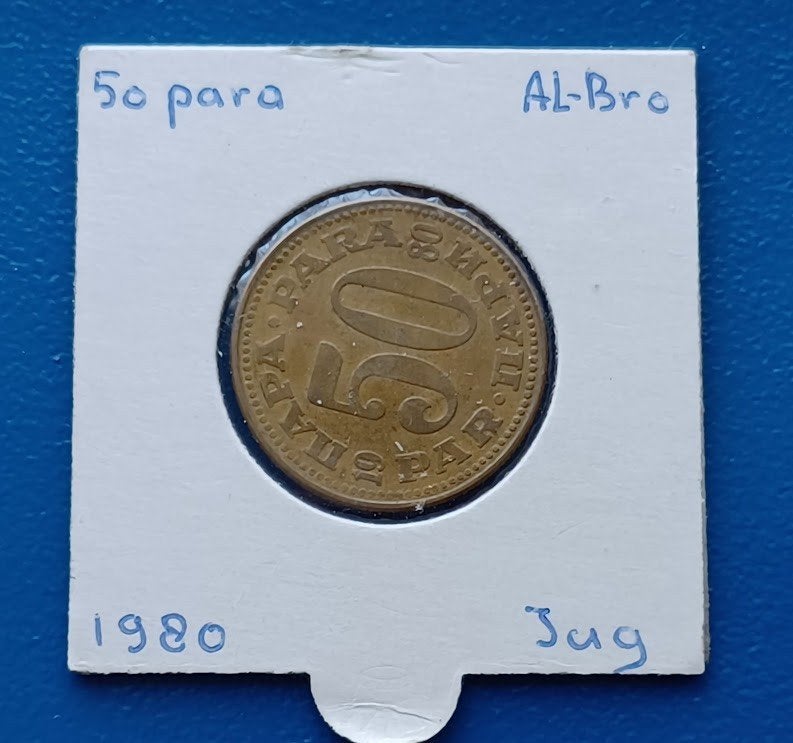 Joegoslavië 50 para - 1980, Verzenden, Joegoslavië, Losse munt