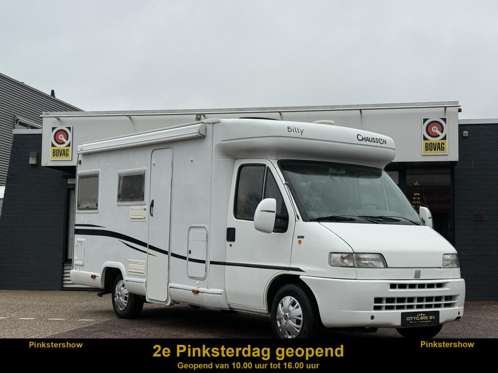 Chausson welcome Fransbed airco luifel apple carplay kachel, Caravans en Kamperen, Campers, Ringverwarming, Airconditioning, Half-integraal