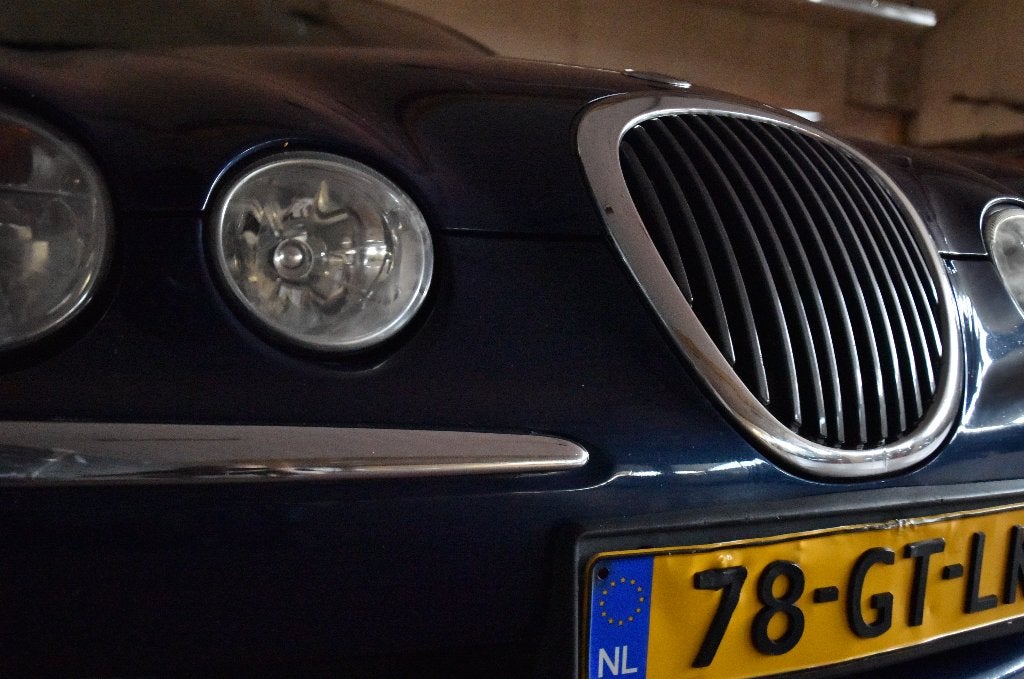 Jaguar S-Type 3.0 V6 Executive AUT 2001 Blauw, Auto's, Automaat, 238 pk, Achterwielaandrijving, Beige