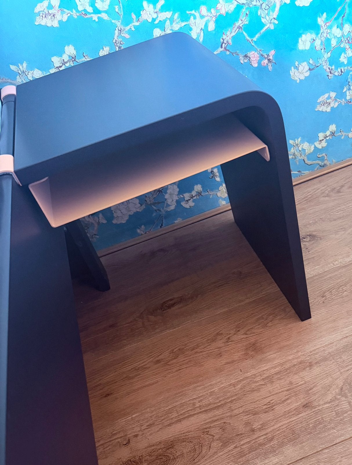 2 nachtkastjes voor Auping Auronde bed, Ophalen, Gebruikt, Tweepersoons, Hout