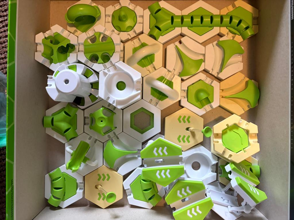 GraviTrax PRO Giant + Vertical Extension + extra onderdelen, Ophalen, Zo goed als nieuw, Bouwen