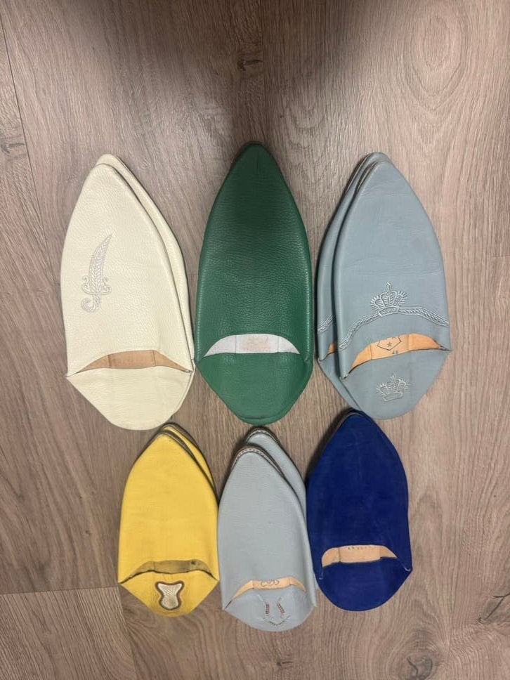 Marokkaanse pantoffels, Ophalen of Verzenden, Zo goed als nieuw, Geel, Pantoffels of Sloffen