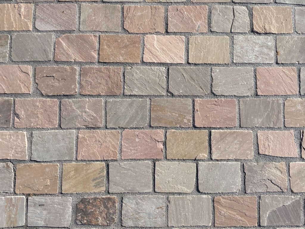 Kandla keien Grey en Multicolor 14x14 en 14x20x5-7 cm, Tuin en Terras, Tegels en Klinkers, Niet ingevuld, Gebruikt, Overige typen