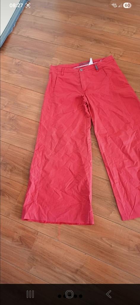 Cars rode  zoomloze broek met wijde pijp, maat 40, Maat 38/40 (M), Ophalen of Verzenden, Zo goed als nieuw, Lang