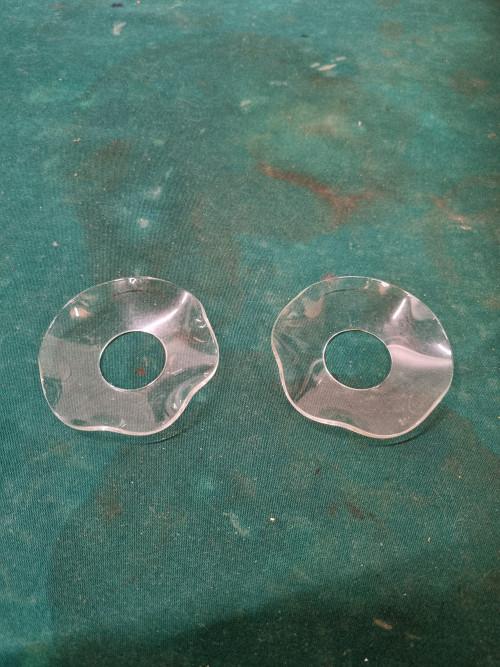 kaarsenringen van glas vintage, Ophalen of Verzenden, 'T Olde Gre-j, Info@toldegrej.nl, Endepoelstraat 20f Didam