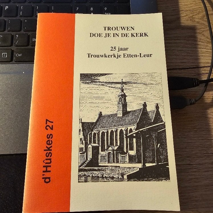 trouwkerk boekje Etten-Leur, Ophalen of Verzenden, Gebruikt