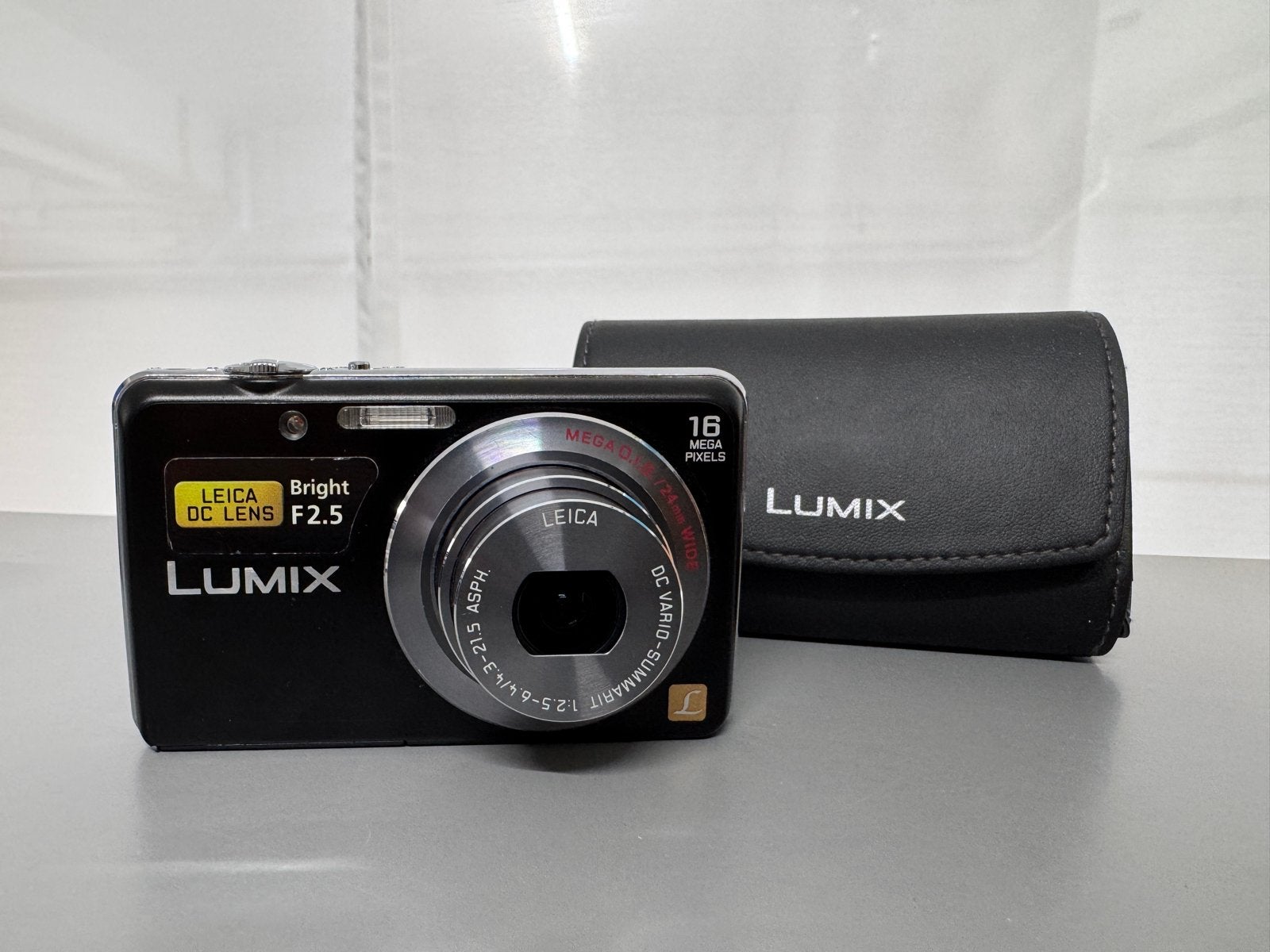 Panasonic Lumix DMC-FS45 met doos en accessoires, Ingebouwde flitser, Gebruikt, Panasonic, 16 megapixels