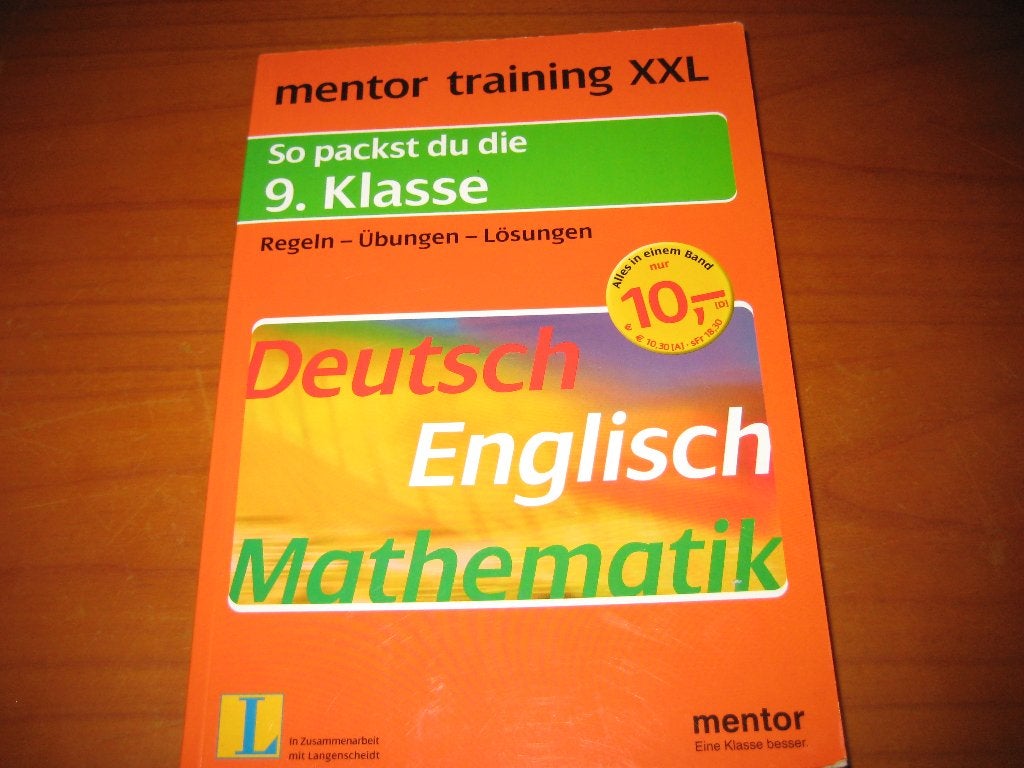 Mentor Training XXL: Deutsch, Englisch, Mathematik, Hobby en Vrije tijd, Cursusmateriaal, Ophalen of Verzenden, Zo goed als nieuw