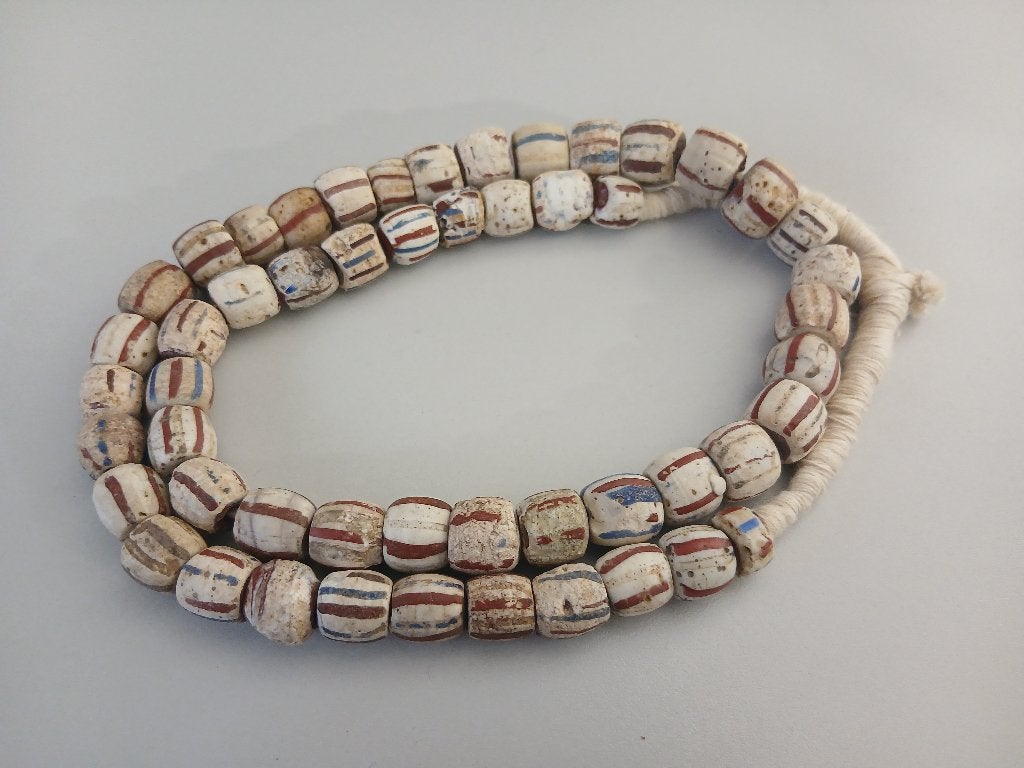 Ketting hollandse handelskralen - Dutch beads, 18e eeuw, Afrika, Ophalen of Verzenden, Sieraad, Glas