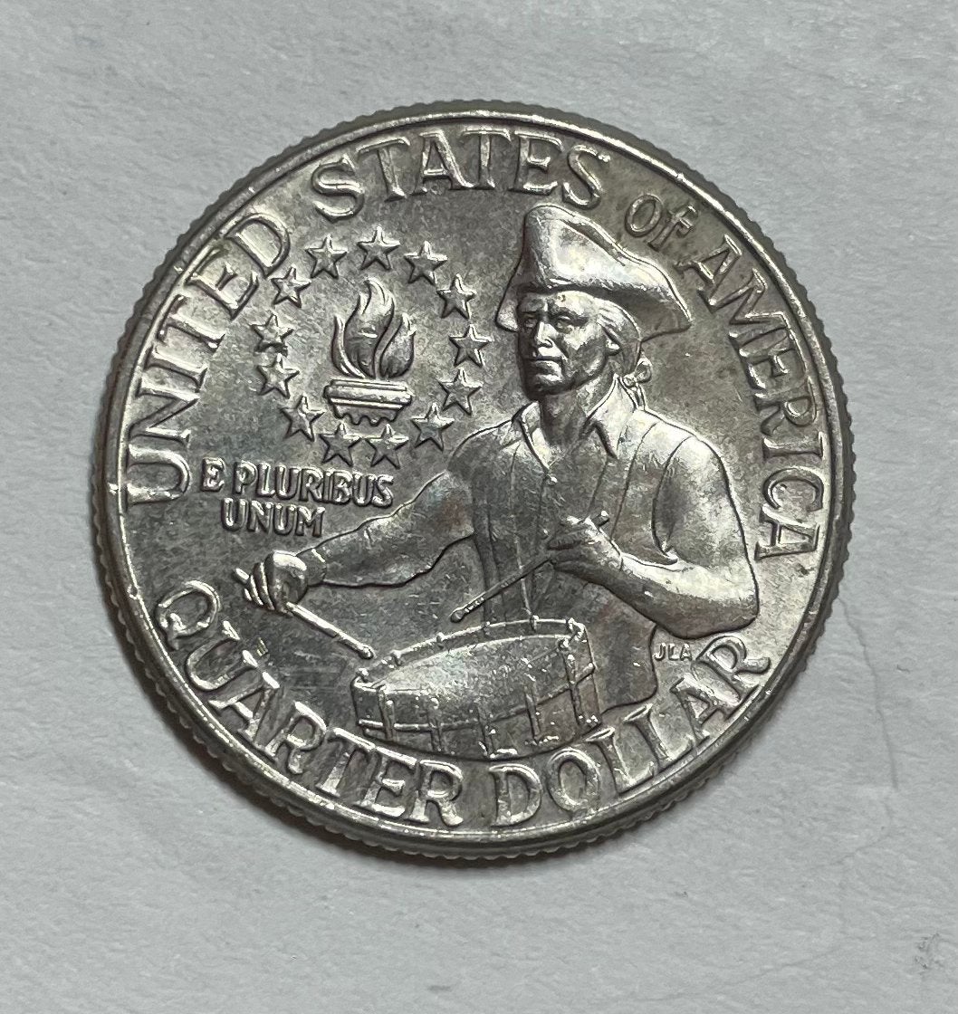 1/4 dollar Amerika 1776-1976, Ophalen of Verzenden, Noord-Amerika
