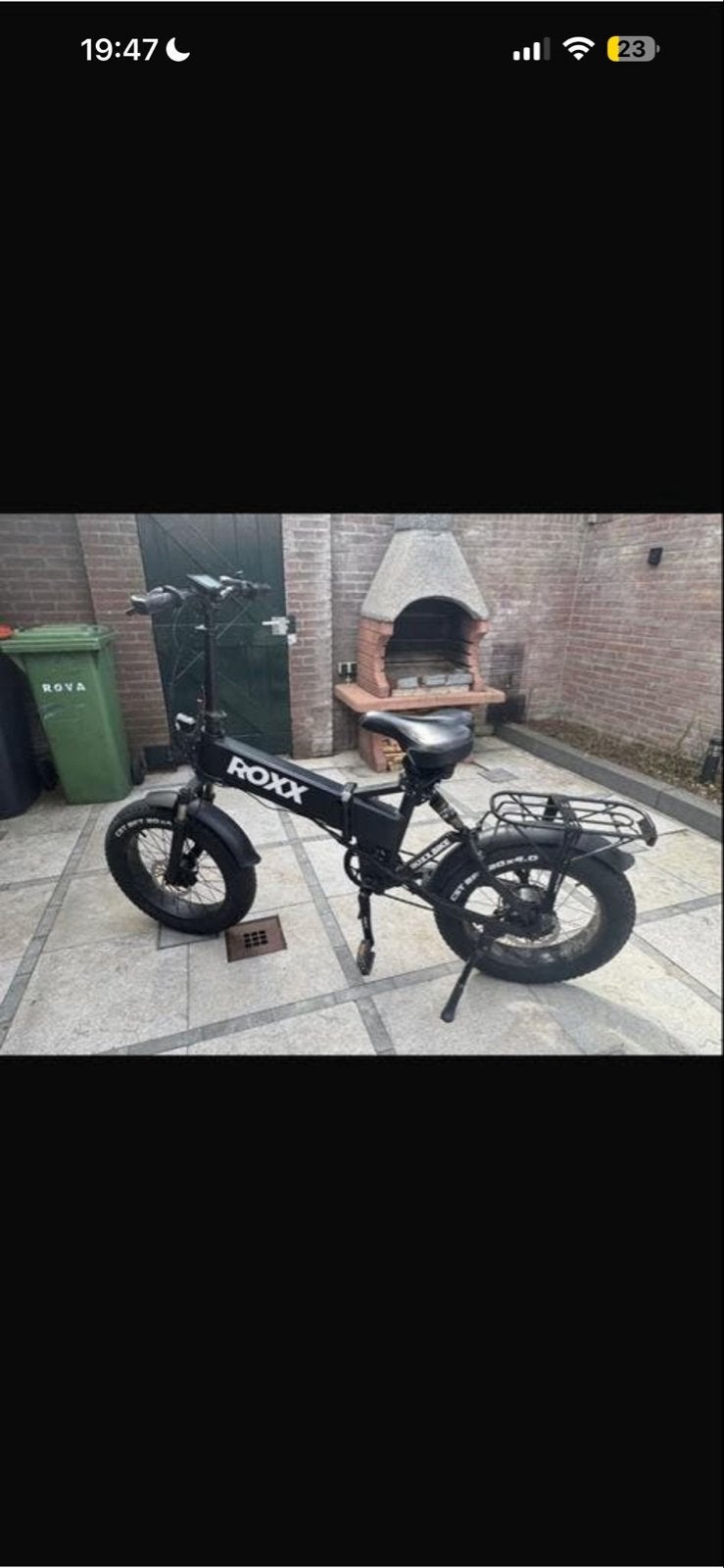 ROXX.BIKE Opvouwbare E-Bike Fatbike -, Fietsen en Brommers, Elektrische fietsen, Gebruikt, Minder dan 47 cm, 50 km per accu of meer