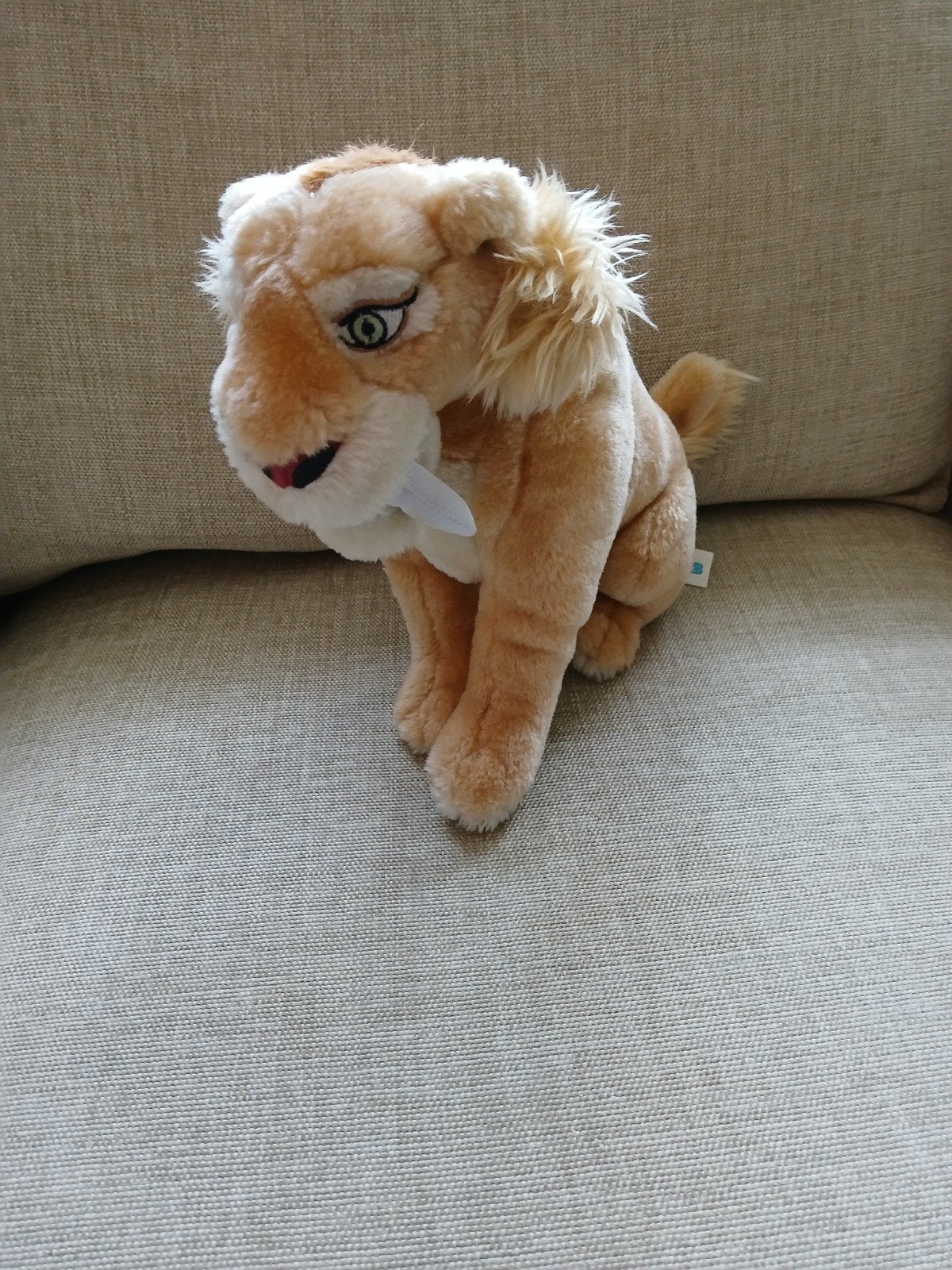 Ice Age knuffel Diego 30 cm., Overige typen, Ophalen of Verzenden, Zo goed als nieuw, Middelgroot (20 tot 80 cm)
