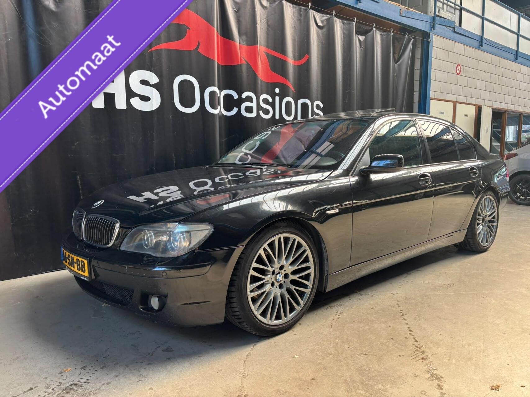 BMW 7-serie 730d Executive Airco Houtafwerking Panoramadak, Auto's, BMW, Automaat, Achterwielaandrijving, Gebruikt, Zwart