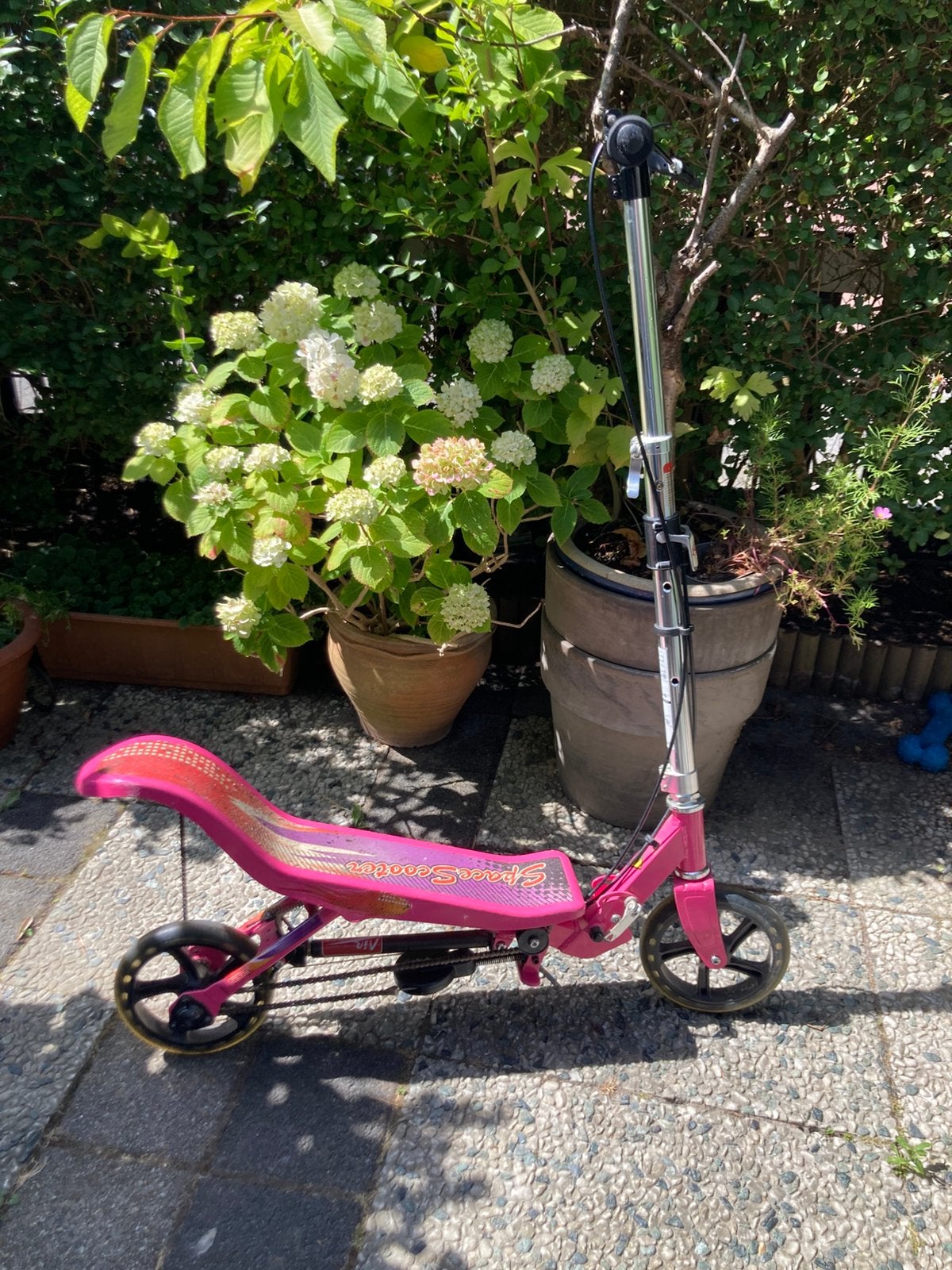 Roze spacescooter step, Fietsen en Brommers, Steps, Ophalen, Zo goed als nieuw, Overige typen