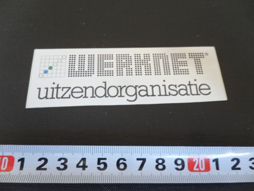 sticker Werknet uitzendorganisatie, Ophalen, Zo goed als nieuw