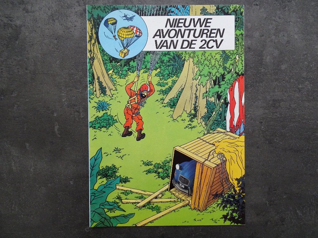 Citroën 2CV / Nieuwe Avonturen van de 2CV / door Hergé, Ophalen of Verzenden, Zo goed als nieuw, Citroën, Hergé