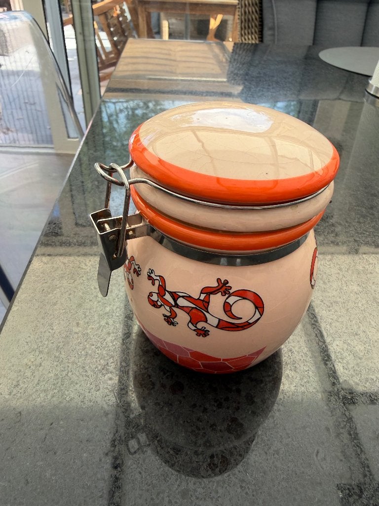 Aardewerk Spaans suikerpot, Ophalen of Verzenden