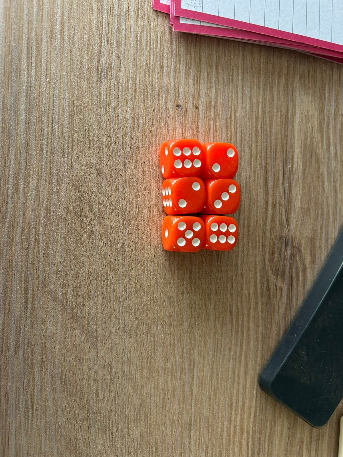 Setje oranje bobbelstenen 6 stuks, Ophalen of Verzenden, Nieuw