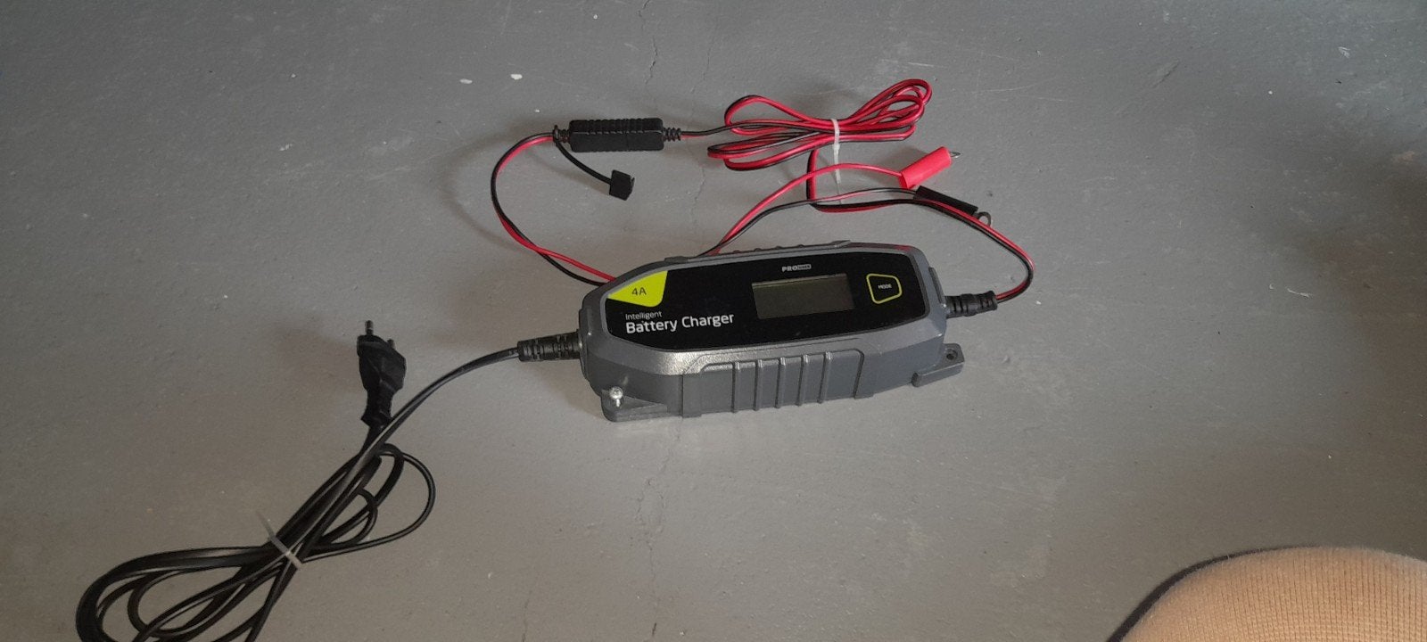 Promax Intelligent Acculader 4A en Optima Yellowtop Accu, Ophalen