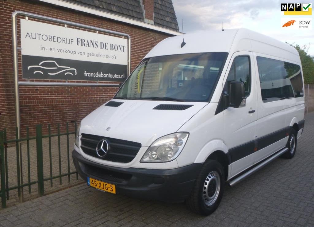 Mercedes-Benz Sprinter 313 2.2 CDI 366 AIRCO 9 PERSOONS ROLS, Auto's, Automaat, Euro 5, Achterwielaandrijving, Gebruikt