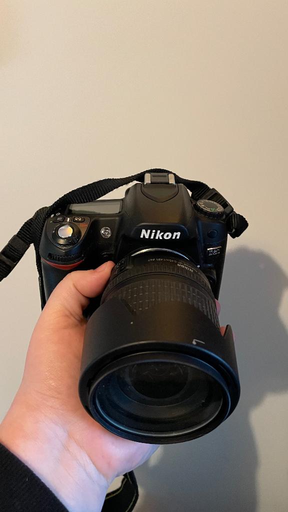 Nikon D80 spiegelreflex camera, lens, flitser, harde koffer, Spiegelreflex, 10 Megapixel, Ophalen of Verzenden, Zo goed als nieuw