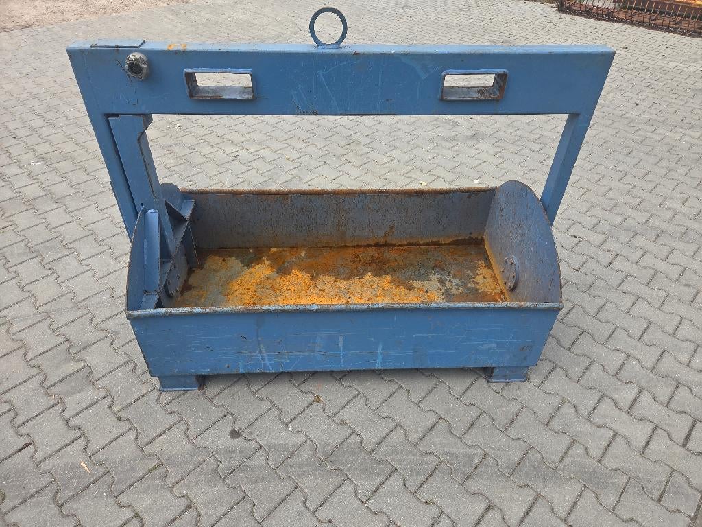 Zware Zelflossende Kiepcontainer / Kantelbak 150x80, Doe-het-zelf en Verbouw, Metalen, Ophalen, Gebruikt, IJzer