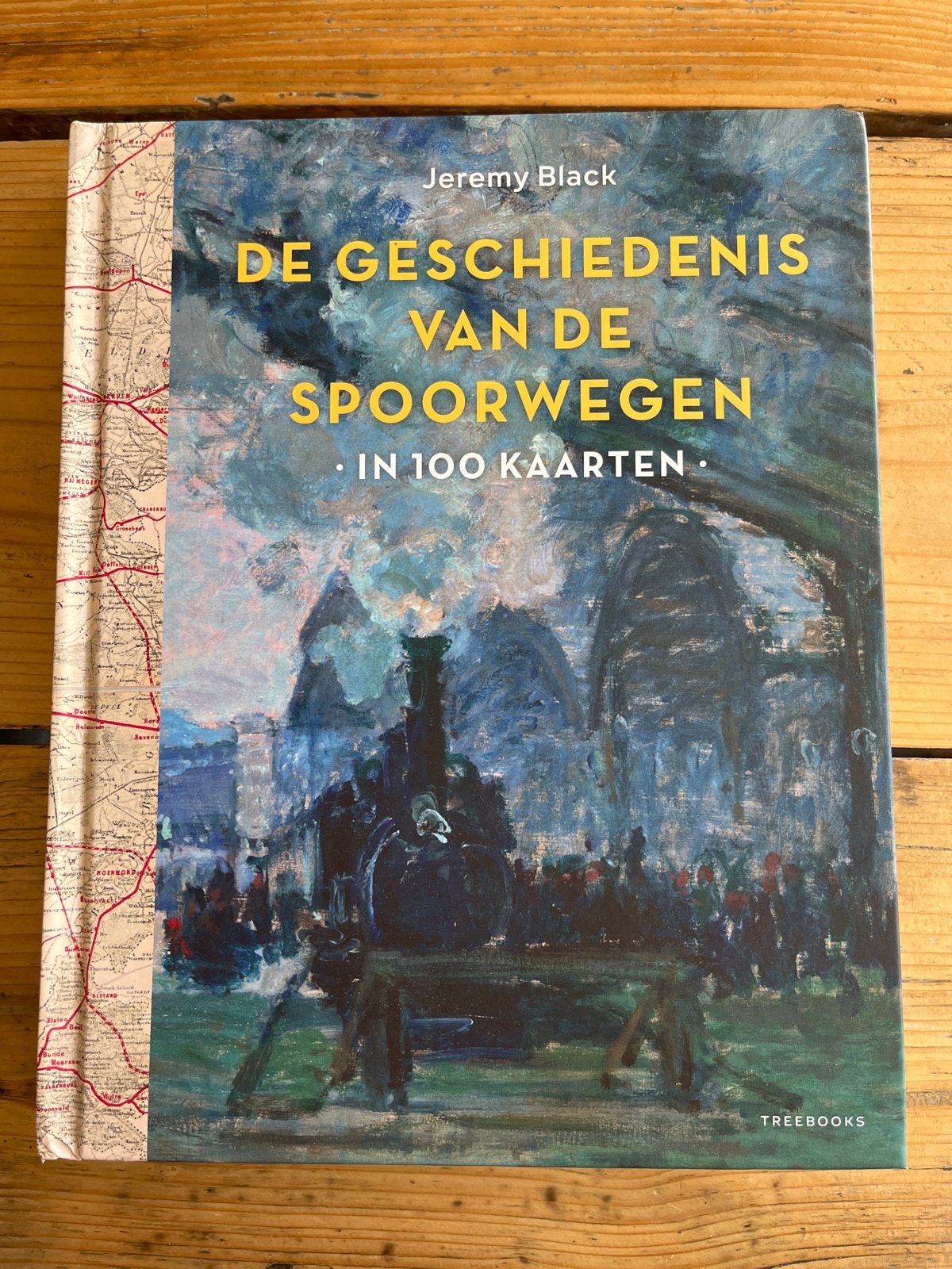 De Geschiedenis van de Spoorwegen - In 100 Kaarten, Verzamelen, Ophalen of Verzenden, Zo goed als nieuw