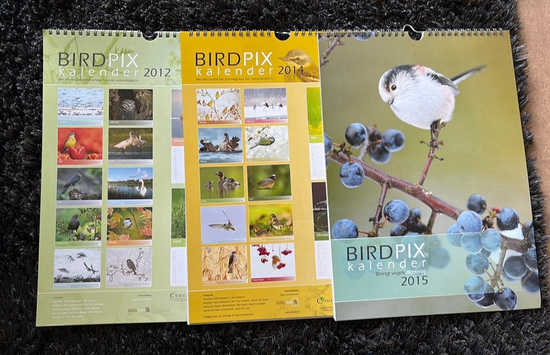 Birdpix kalender 2012 2014 2015 (gelijk aan 2026!), Ophalen, Dagkalender, Nieuw