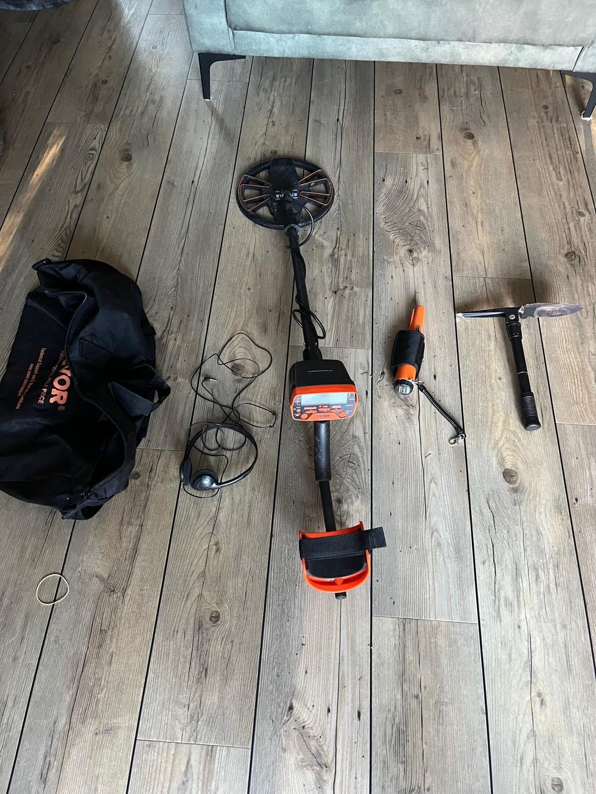 Vevor metaaldetector met pinpointer en accessoires