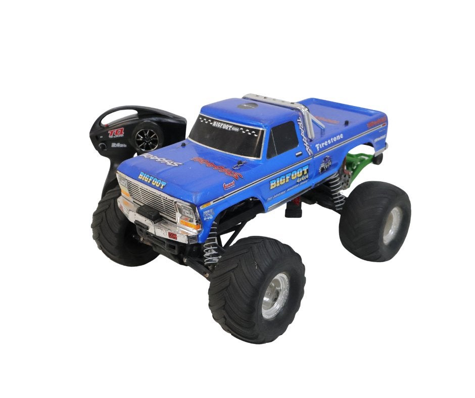 Traxxas Bigfoot 1/10 elektro monstertruck rc auto, Elektro, Gebruikt, Auto offroad, Ophalen of Verzenden