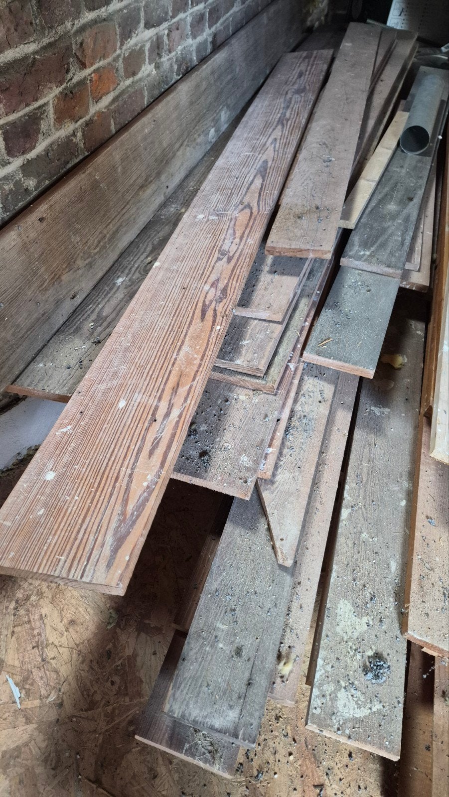 Gebruikte kersenhouten planken, Doe-het-zelf en Verbouw, Hout en Planken, Ophalen, Gebruikt, Minder dan 25 mm, 200 tot 250 cm