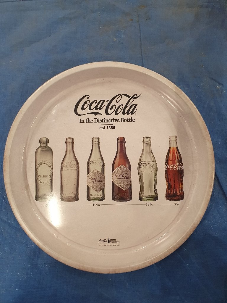 Coca-Cola dienblad van 33 cm, Ophalen of Verzenden, Zo goed als nieuw, Gebruiksvoorwerp