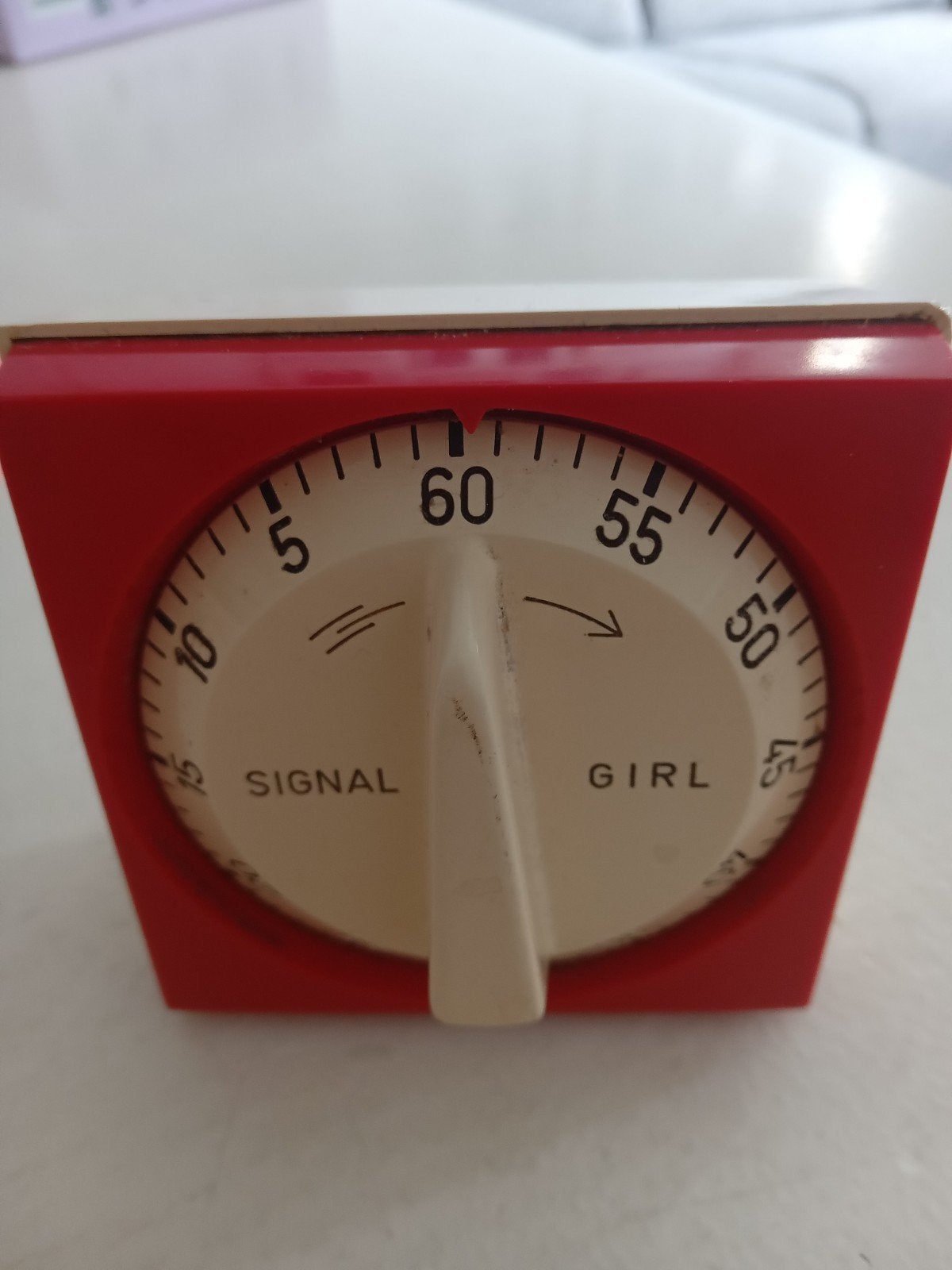 Vintage Wehrle Signal Girl kookwekker, jaren '60-'70, Antiek en Kunst, Antiek | Klokken, Ophalen of Verzenden