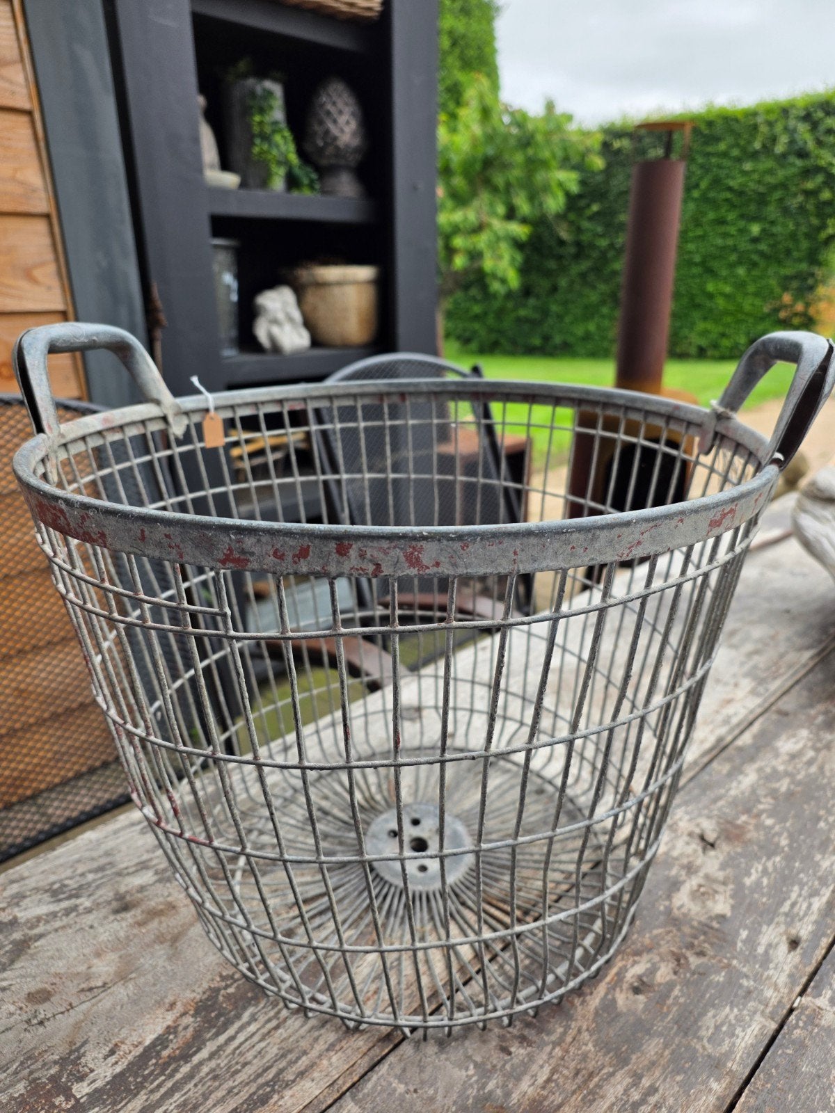 Brocante aardappelmand, Ophalen of Verzenden, Rond, Riet