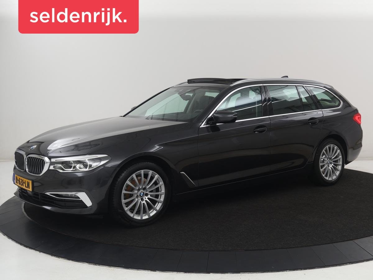 BMW 5-serie Touring 520i High Executive | Panoramadak | Trek, Auto's, Automaat, 1998 cc, Achterwielaandrijving, Euro 6