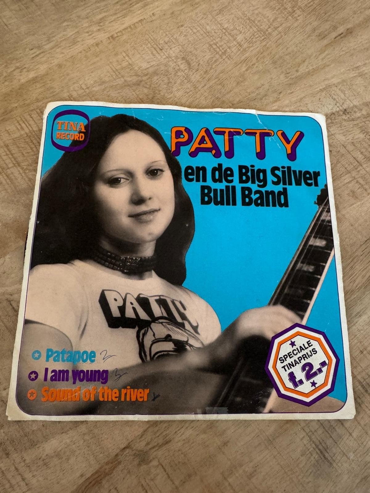 Patty en de Big Silver Bull Band - Tina Record (1973), Gebruikt, 7 inch, EP, Nederlandstalig