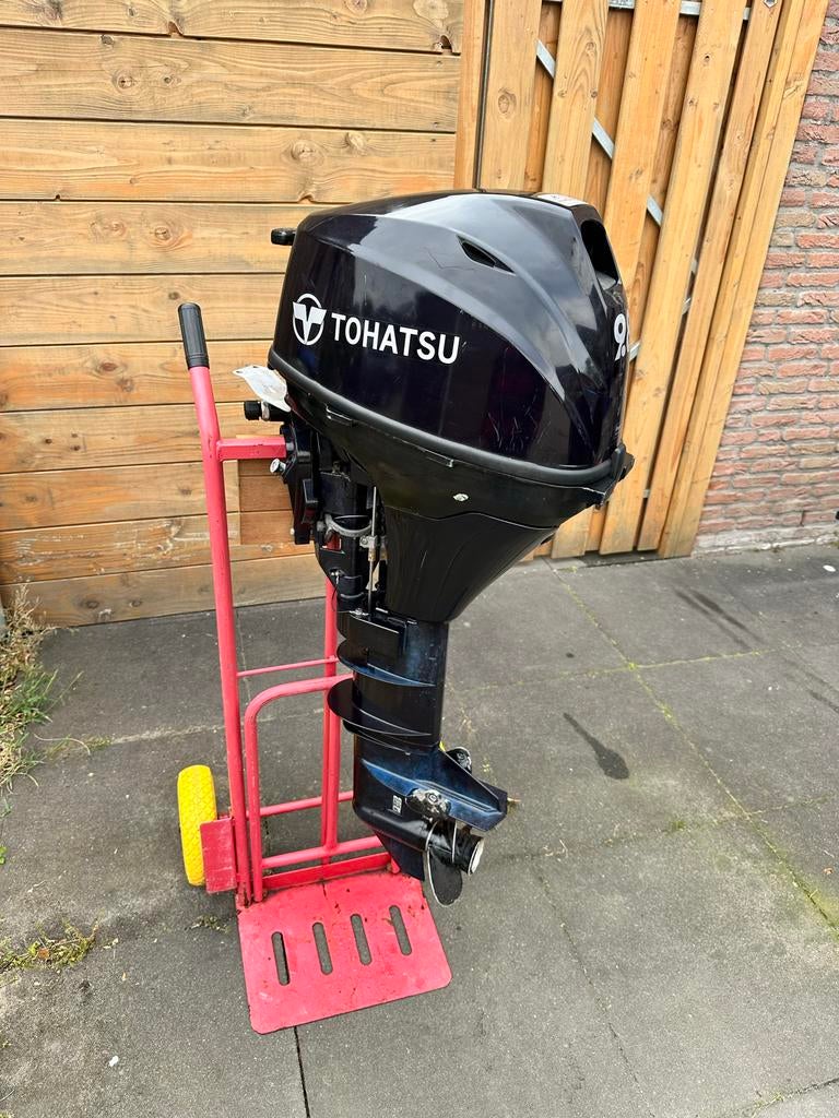 Tohatsu 9.8 PK Buitenboordmotor complete set, Watersport en Boten, Ophalen, Zo goed als nieuw, Met afstandsbediening, 5 tot 10 pk