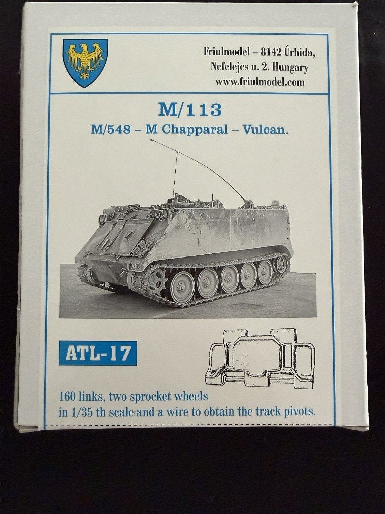 Friul ATL-17 - M/113 - M/548 - M-Chapparal - Vulcan, Hobby en Vrije tijd, Overige merken, Tank, 1:32 tot 1:50, Nieuw