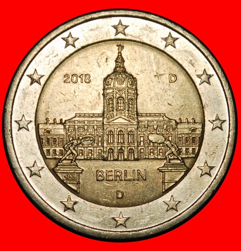 Ⰺ NUDE BORGHESE GLADIATORS: GERMANY 2 EUROS 2018D BAVARIA, Ophalen of Verzenden, Duitsland, 2 euro, Losse munt
