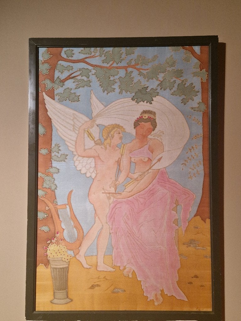 Maurice Denis  'Cupid Carrying Psyche Up to Heaven' 1937, Antiek en Kunst, Kunst | Schilderijen | Klassiek, Portret of Personen