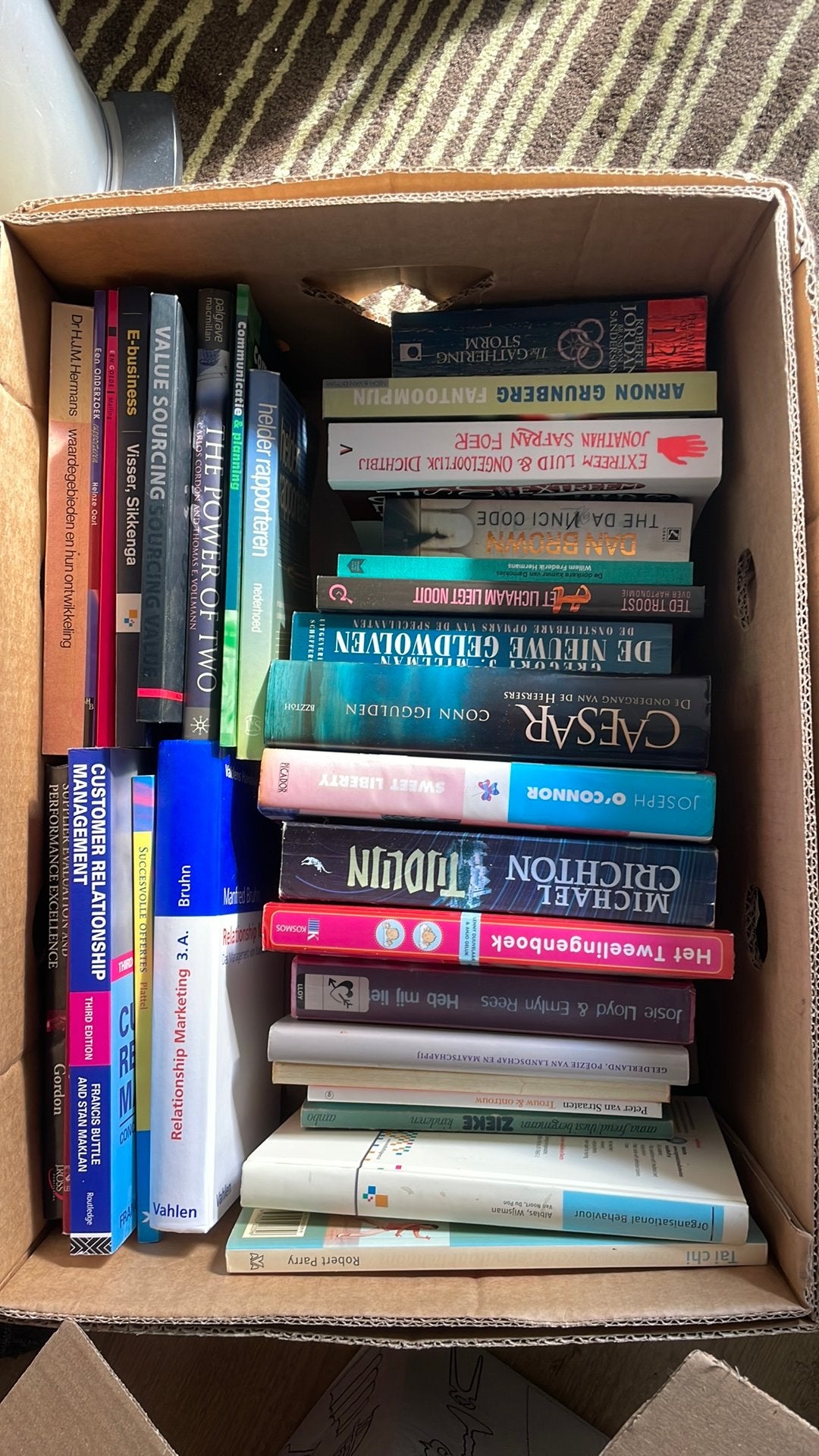 Doos met boeken, Ophalen, Gelezen, Overige