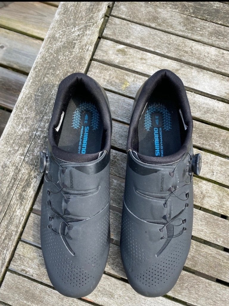 Shimano heren wielrenschoenen RC3 extra breed maat 45, Sport en Fitness, Wielrennen, Ophalen of Verzenden, Zo goed als nieuw, Schoenen