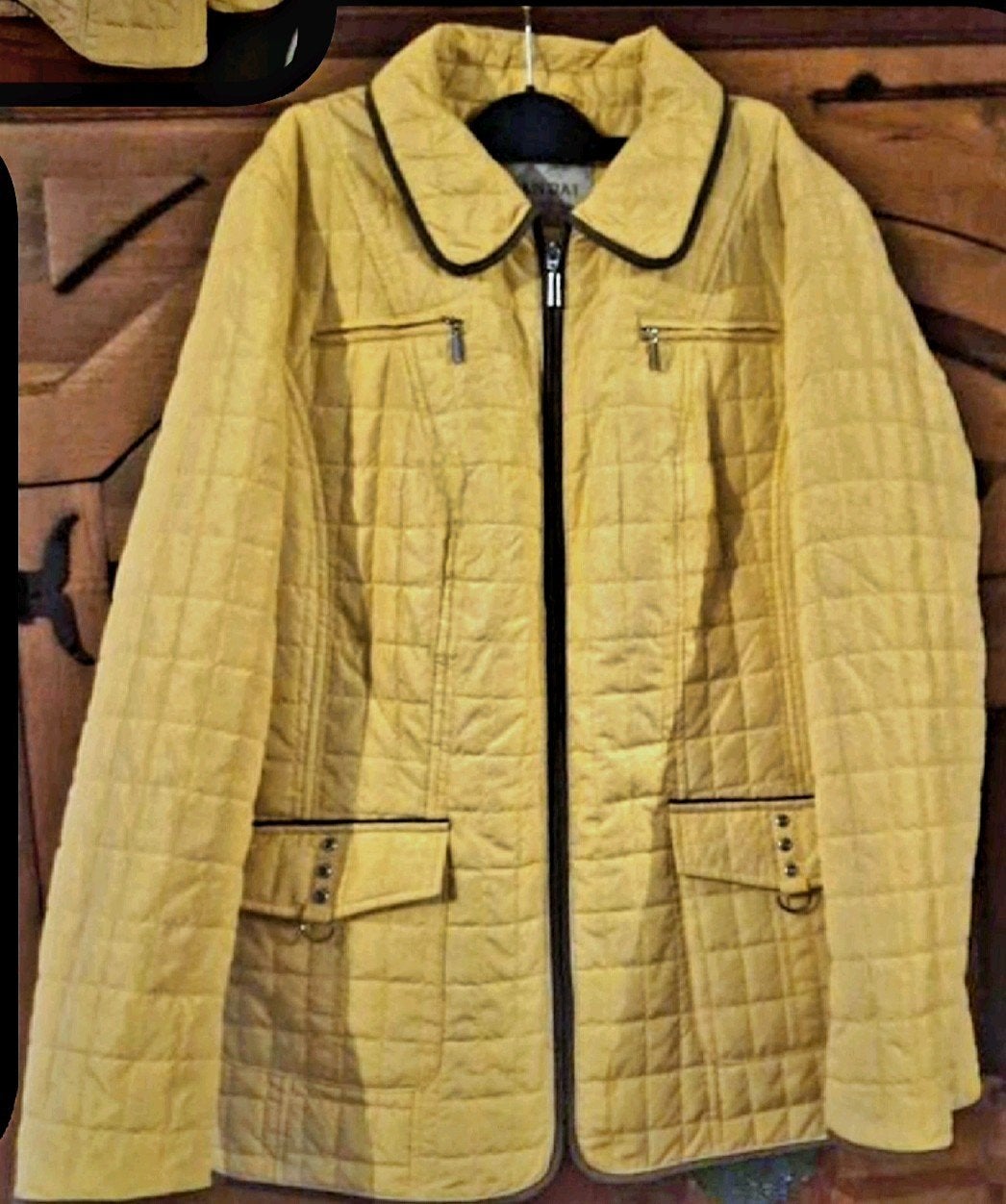 ZGAN🔥【★★★★★】Jas【CANDA】44〔oksl L-R= 57 cm〕geel, lichtgewicht, Kleding | Dames, Geel, Maat 42/44 (L), Ophalen of Verzenden, Zo goed als nieuw