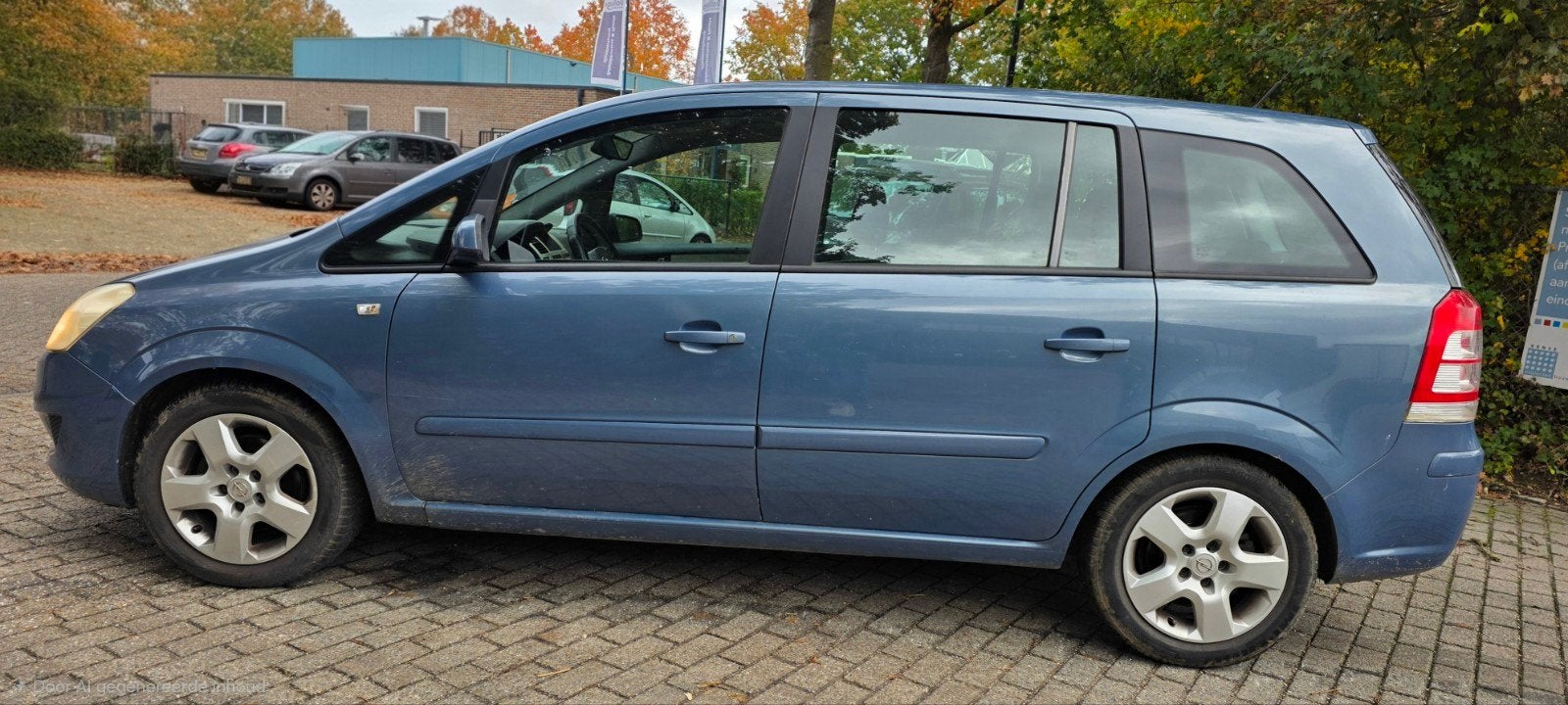 Opel Zafira 1.8 **AUT-7PERS-APK**, Auto's, Stof, 4 cilinders, Blauw, 14 km/l
