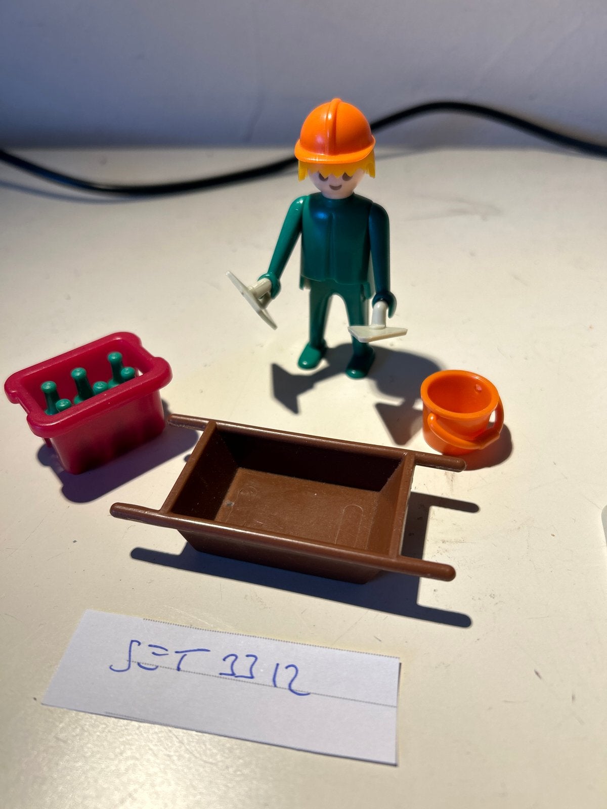 Playmobil Bouwvakkers Sets 3311 & 3312 met Accessoires, Ophalen of Verzenden, Gebruikt, Jongen of Meisje