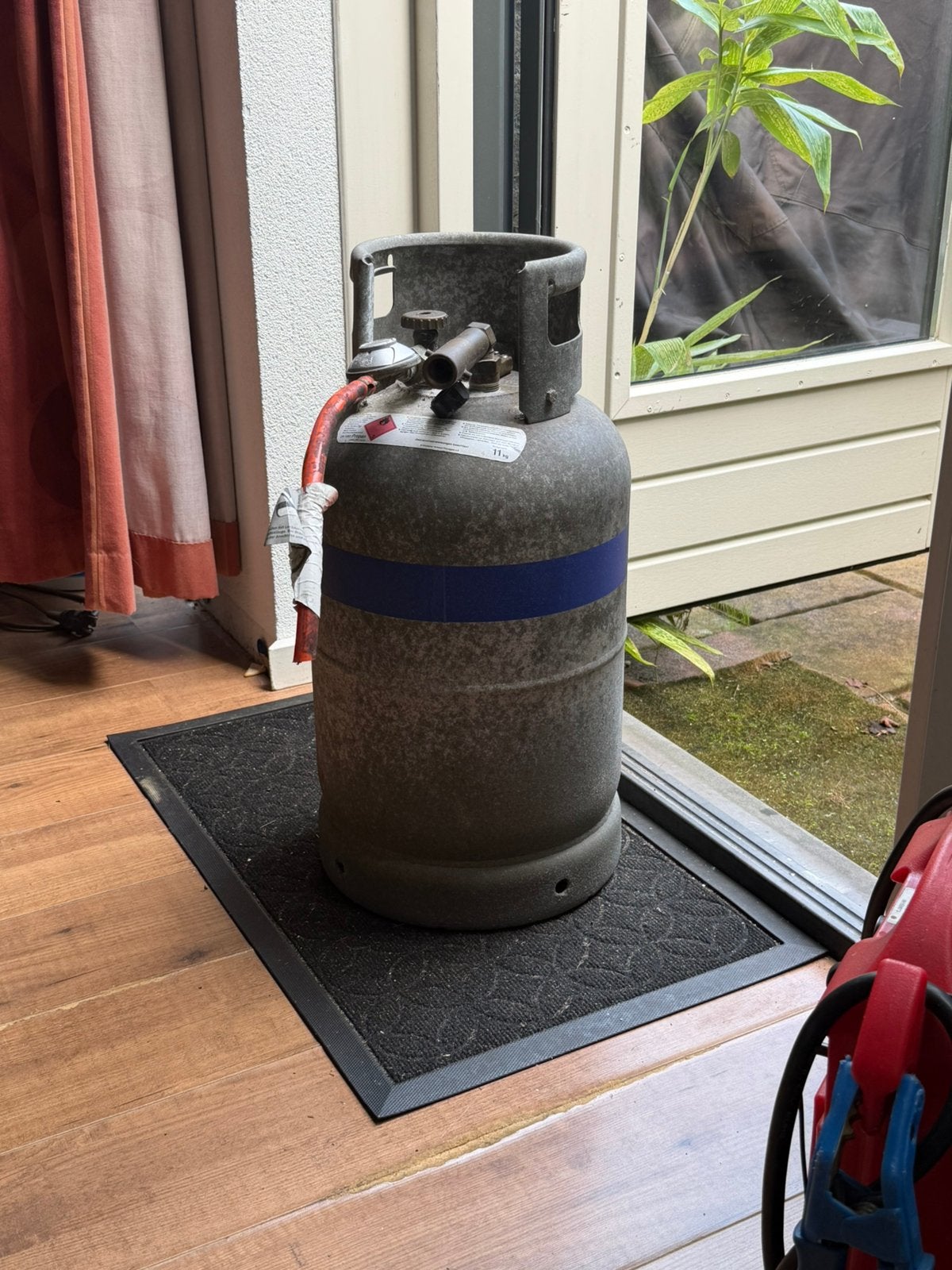Gasfles alu 11kg met inhoudsmeter - Ideaal voor BBQ/Camper, Doe-het-zelf en Verbouw, Ophalen, Gebruikt