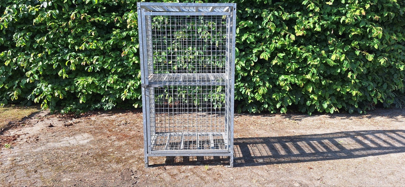 Verzinkte gaascontainer voor hout dieren etc, Ophalen of Verzenden, IJzer, Tuinhek